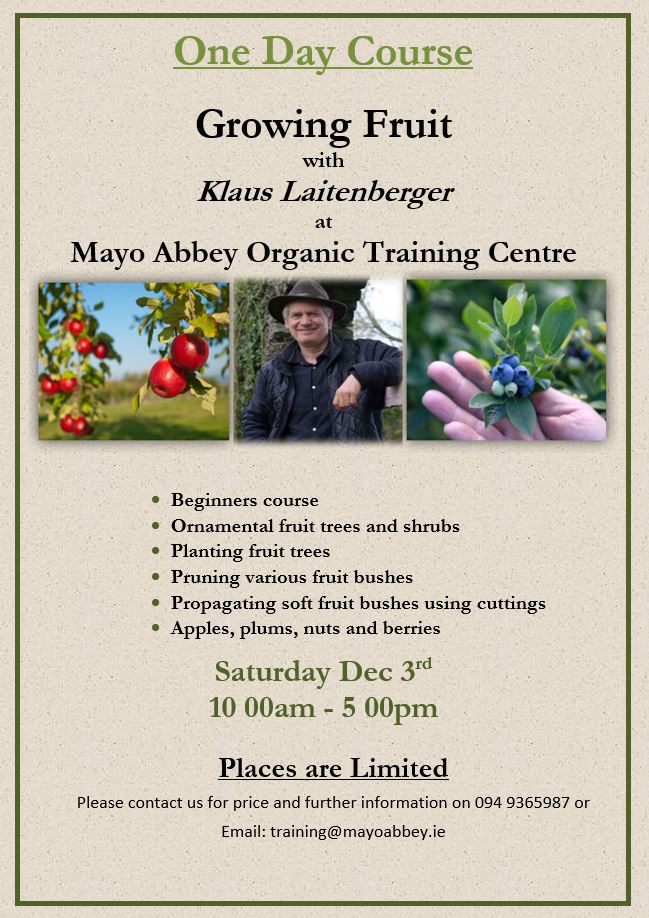 **One Day Course – Growing Fruit With Klaus**