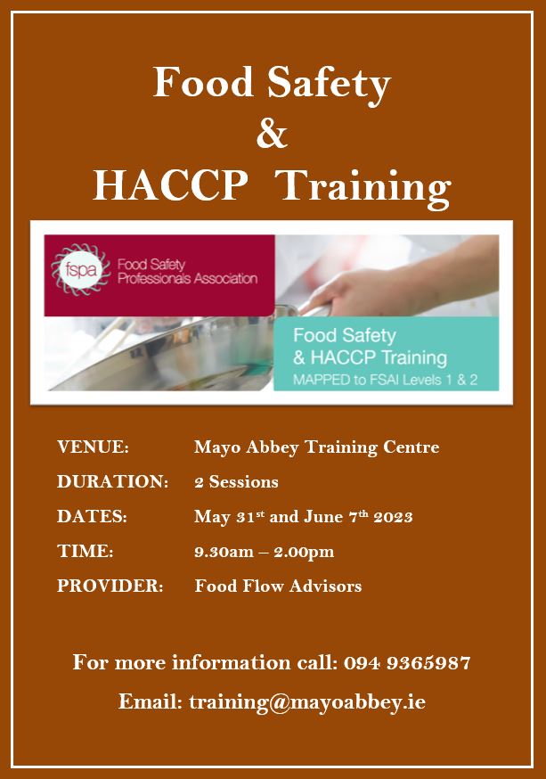 **Food Safety & HACCP Training 2023**
