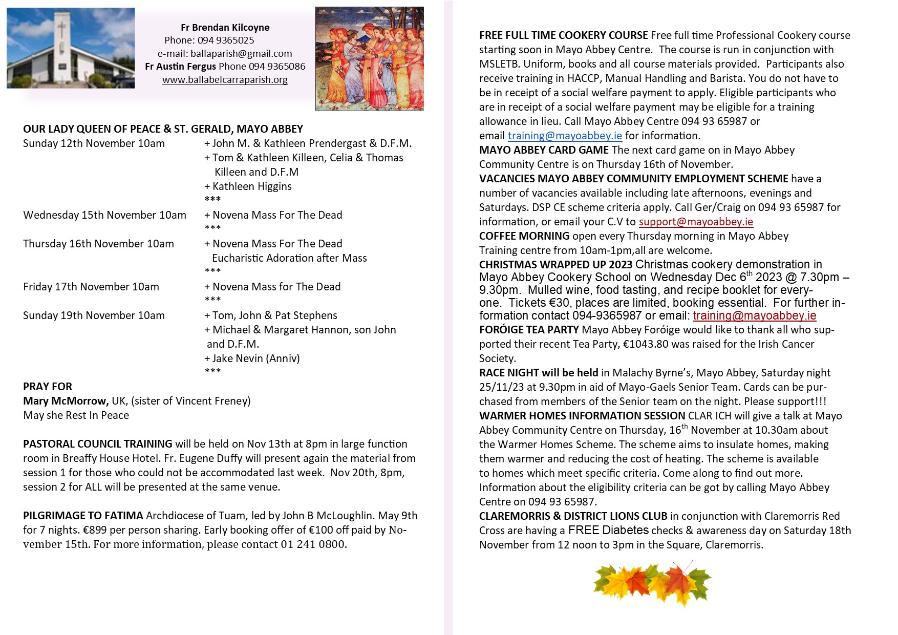 **Newsletter November 2023**