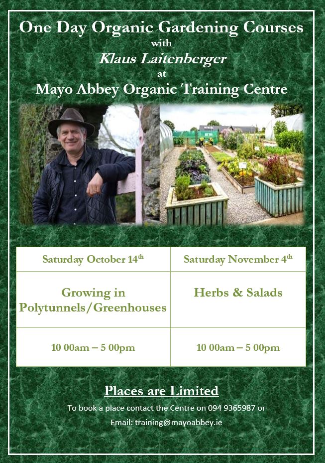 **One Day Organic Gardening Courses 2023**