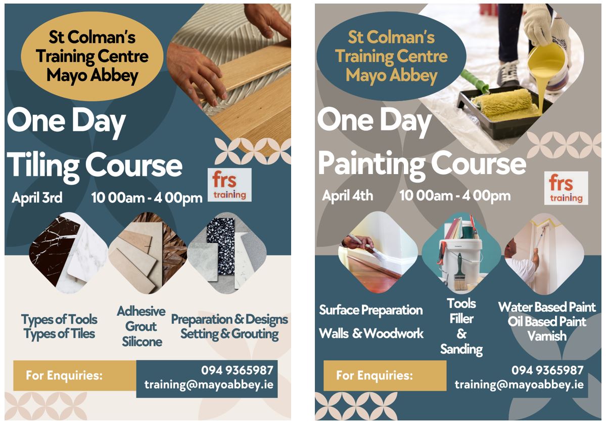 **One Day Tiling & One Day Painting Courses**